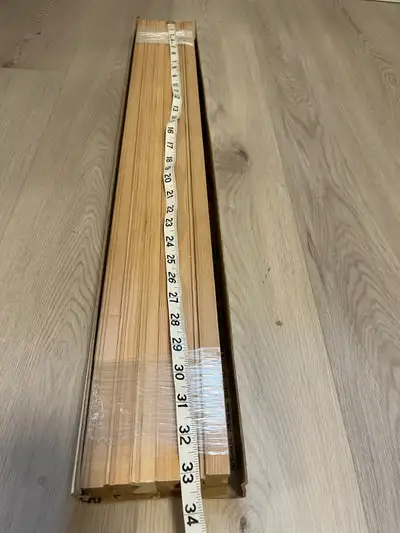 6 NEW Wood Window JAM EXTENSIONS 33 inches long, View more