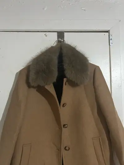 manteau Brun avec col fourrure , View more