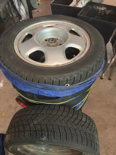 Set of four Michelin X-Ice Snow tires Size: 225/50R17 (Purchased from Costco in 2024 for $1,376). Us...