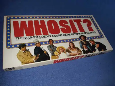 ** Whosit? 1977 Parker Brothers Board Game **, View more