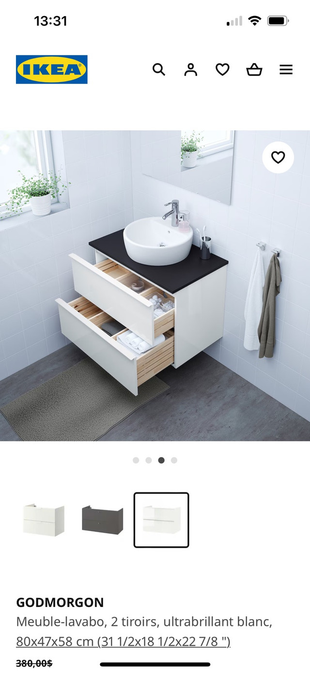 IKEA salle de bain  dans Plomberie, éviers, toilettes et bains  à Longueuil/Rive Sud