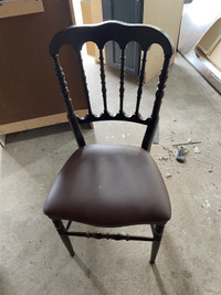 Almost new wooden chair, I have 12