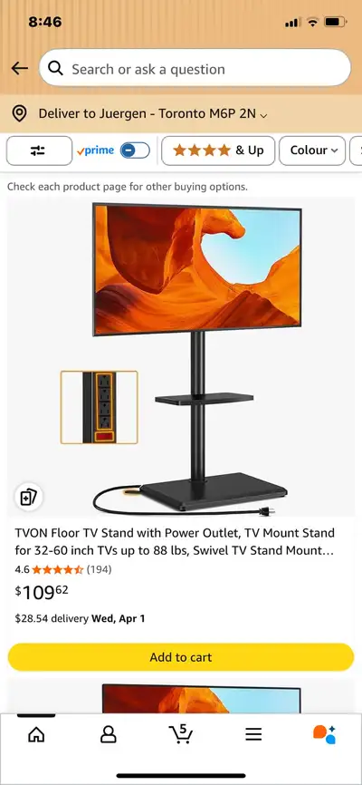 Pedestal tv stand Built in 4 recepticals outlet $50 Wall mount includes level and cable Dual arm $20...
