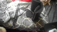 desk grab mic stand, pop filter, and soundproof  mic shield