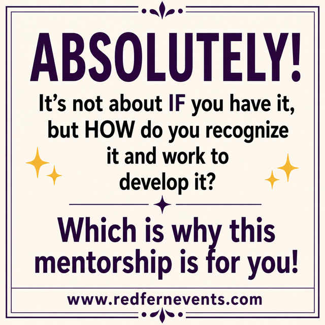 6 month online mentorship - Psychic & Mediumship Development547952813073377282