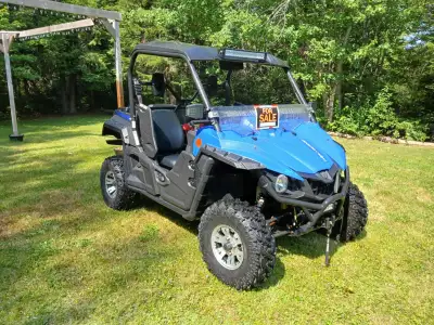 2017 Yamaha Wolverine 700 eps, 1/2 windshield, winch, roof, factory storage box, fender extensions a...