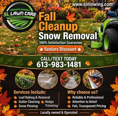 Exterior services & fall cleanup/snow removal, View more