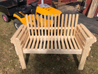 Bench for deck or lawn
