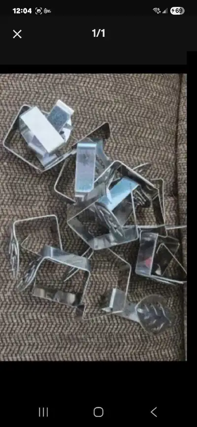 Panic table clips, View more