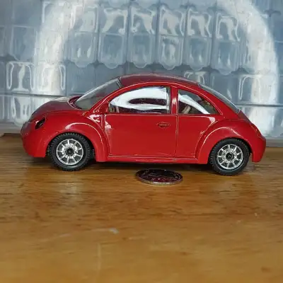 Burago Volkswagon New Beetle - 1/43 Scale - Red - $10.00, View more