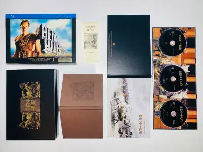 3X BLURAY-BEN HUR 50TH ANNIVERSARY COLLECTOR EDITION (C021), View more