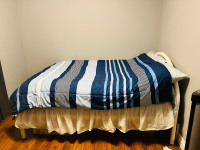 Free Full/Double size mattress, box spring and frame