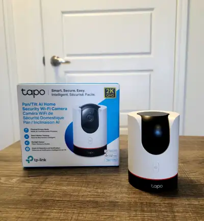 Tapo C225 Pan/Tilt AI Home Security Wi-Fi Camera, View more