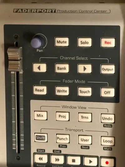 Faderport Recordin and Mixing controller Hands-on control for your recording system. Works well with...