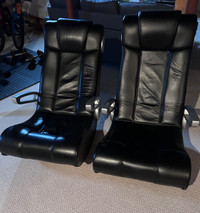 Two Xrocker Bluetooth chairs 