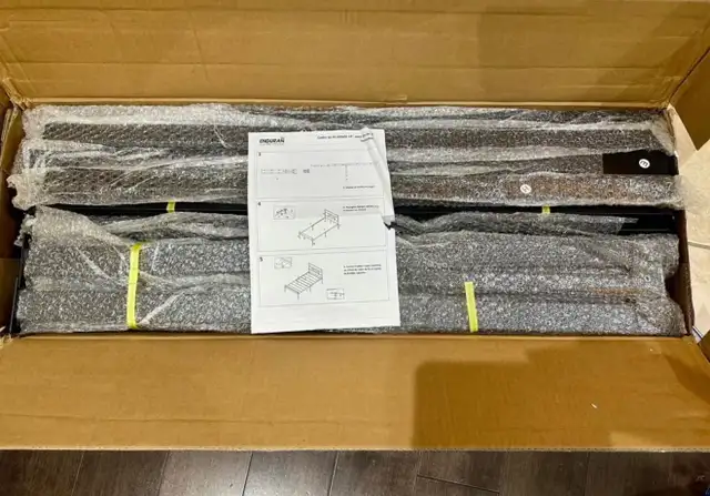 New Enduran Metal Bed - Size Twin in Beds & Mattresses in Kitchener / Waterloo - Image 6
