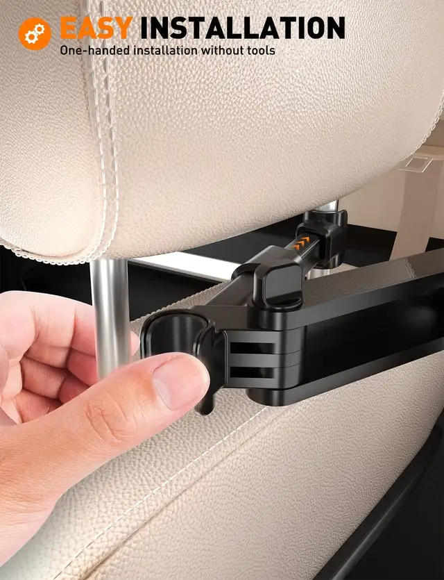Car Headrest Tablet Mount Holder - Tryone Stretchable Backseat560191163891066882
