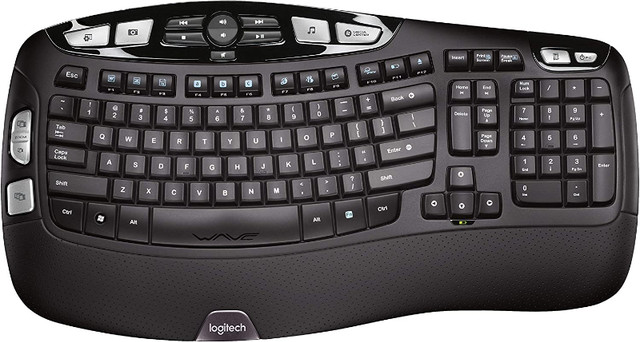 Logitech K350 Wireless Wave Ergonomic Keyboard in Mice, Keyboards & Webcams in Markham / York Region