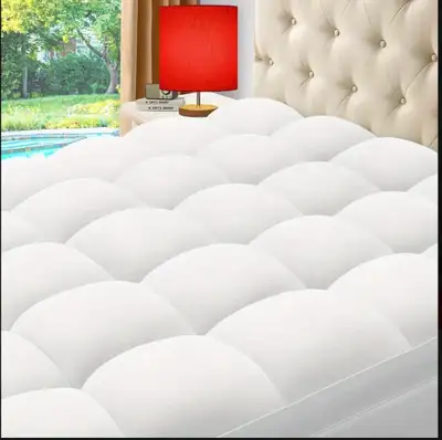 New Cali King Mattress Topper 72x84+18inch Machine Washable, View more