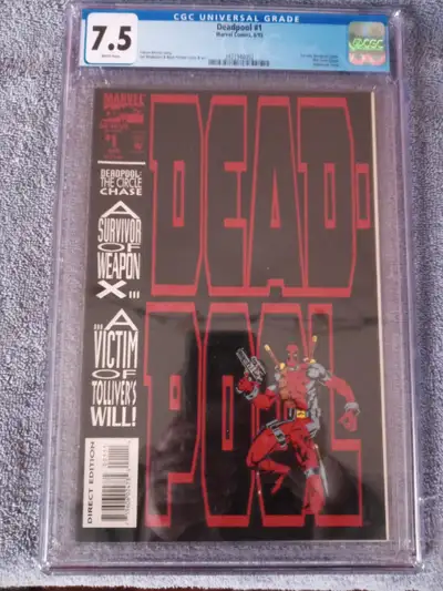 Marvel Comics - Deadpool: Circle Chase - CGC 7.5 - Issue #1., View more