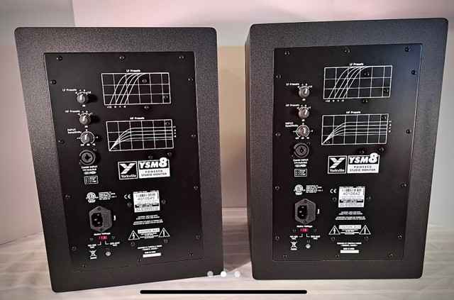 Yorkville YSM8 Studio Monitor Speakers - Pair in Pro Audio & Recording Equipment in Calgary - Image 2