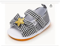 Infant Baby Girls Sandals Summer Shoes Soft Sole Toddler Flats