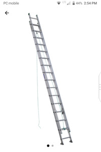 32' grade 2 aluminum extension ladder