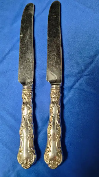 TWO Vintage Birks Knives from Regency Plate Collection, View more