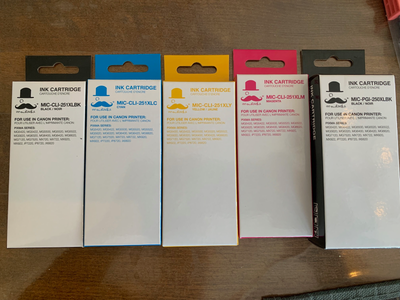 13 Cartouches d'encre \ 13 Printer ink cartridges, View more