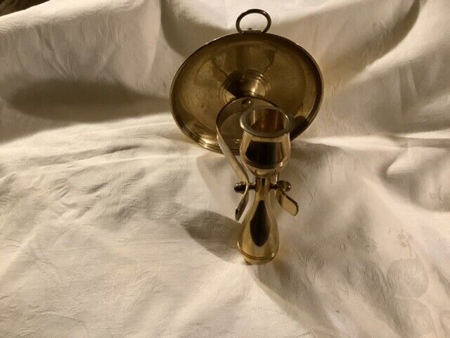 Rare Antique Skultuna Copper Wall Sconce/Table Candle Holder in Arts & Collectibles in Belleville - Image 3
