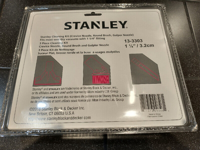 Stanley 3 Piece Vacuum Cleaning Kit in Hand Tools in City of Toronto - Image 2