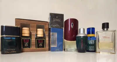 IOPE Men Anti-aging Emulsion EX, a moisturizing emulsion for men's skin $20. Vintage set of "British...