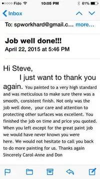 PROFESSIONAL PAINTER***INSURED! REFERENCES UPON REQUEST