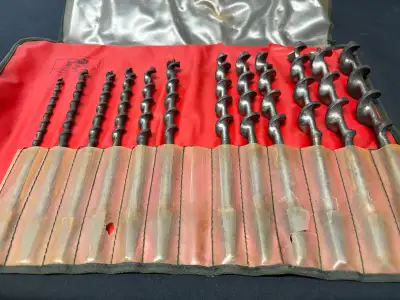 IRWIN USA Auger Bit Set – 12 Piece – Brace Drill – Original Roll, View more