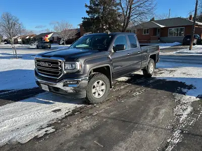 2016 Sierra 1500 double cab 4x4, 5.3L, 118,000km, Safetied, new parts, a/c serviced, trans filter an...