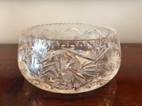 Pinwheel Crystal Bowl - New Price!