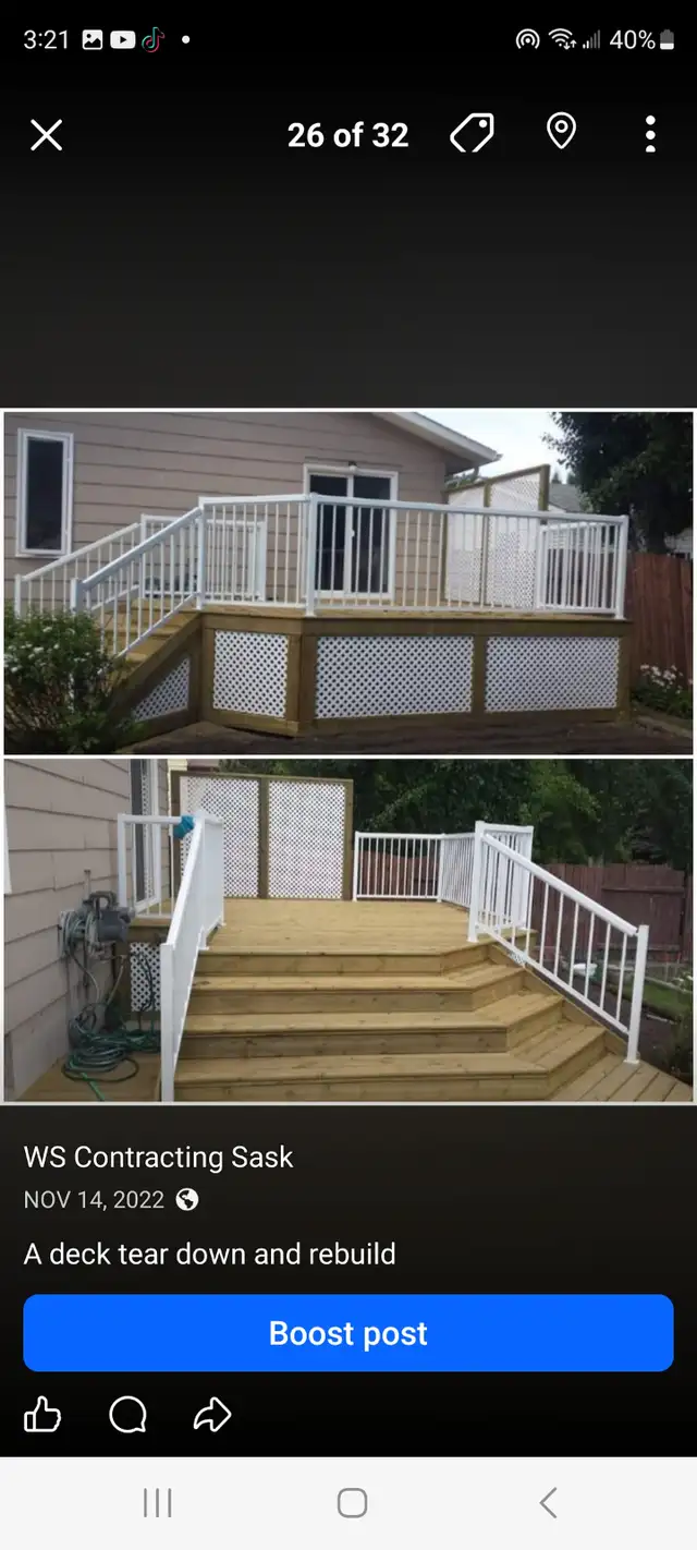 Carpenter /Handyman  company ,Free estimates in Renovations, General Contracting & Handyman in Saskatoon - Image 2
