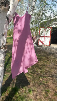 knee length pink dress size 12