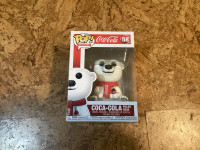 Fun co pop ad icon Coca-Cola polar bear vinyl figure in box