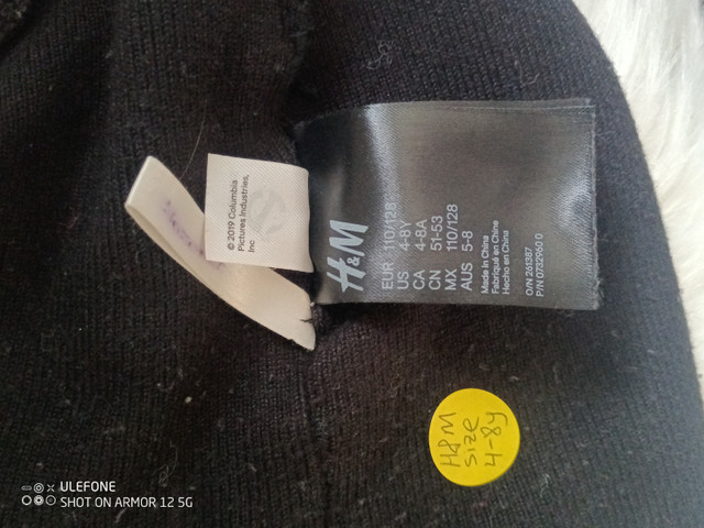 Warm hat for kid, 4-5 years, reversible, H&M dans Vêtements - 5T  à Longueuil/Rive Sud - Image 3