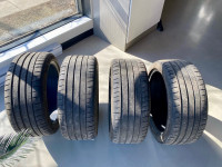 4 pneus d'été Michelin 19'' 245/40 ZR19 excellente condition