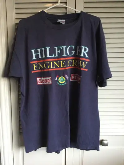 Vintage Tommy Hilfiger Engine Crew T-shirt - size XL , View more