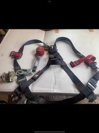 3M fall arrest safety Harness with retractable lanyard/rope grab
