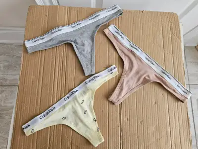 Calvin Klein Thong Panties underwear Women size Small, $5 each, View more
