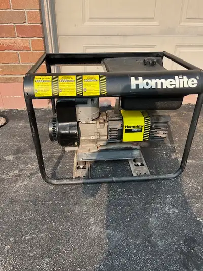 Generator - Homelite 5000 watt 10 hp Tecumseh, View more