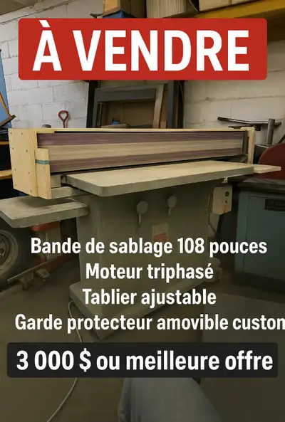 À VENDRE – Sableuse industrielle – 3000$ ou meilleur, View more