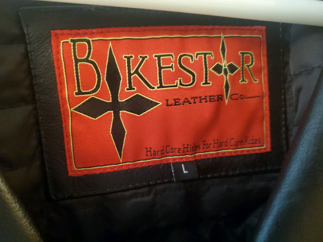 New Leather Motorcycle Jacket in Men's in Vernon - Image 2