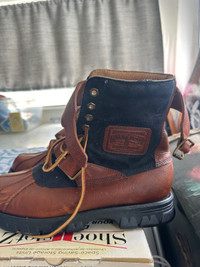 Polo Ralph Lauren leather boots men’s 9