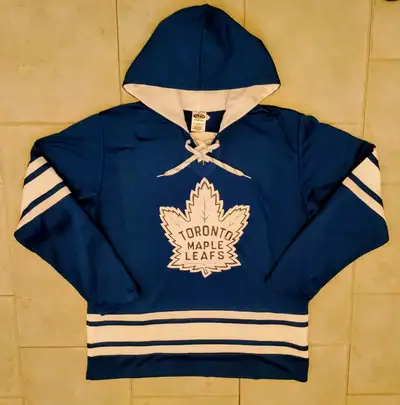 TORONTO MAPLE LEAFS HOODIE WITH SKATE LACE - ADULT, View more