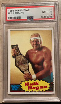 Hulk Hogan Rookie Card PSA 8